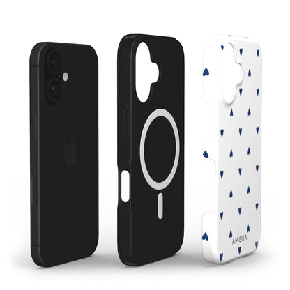 Navy Hearts - MagSafe